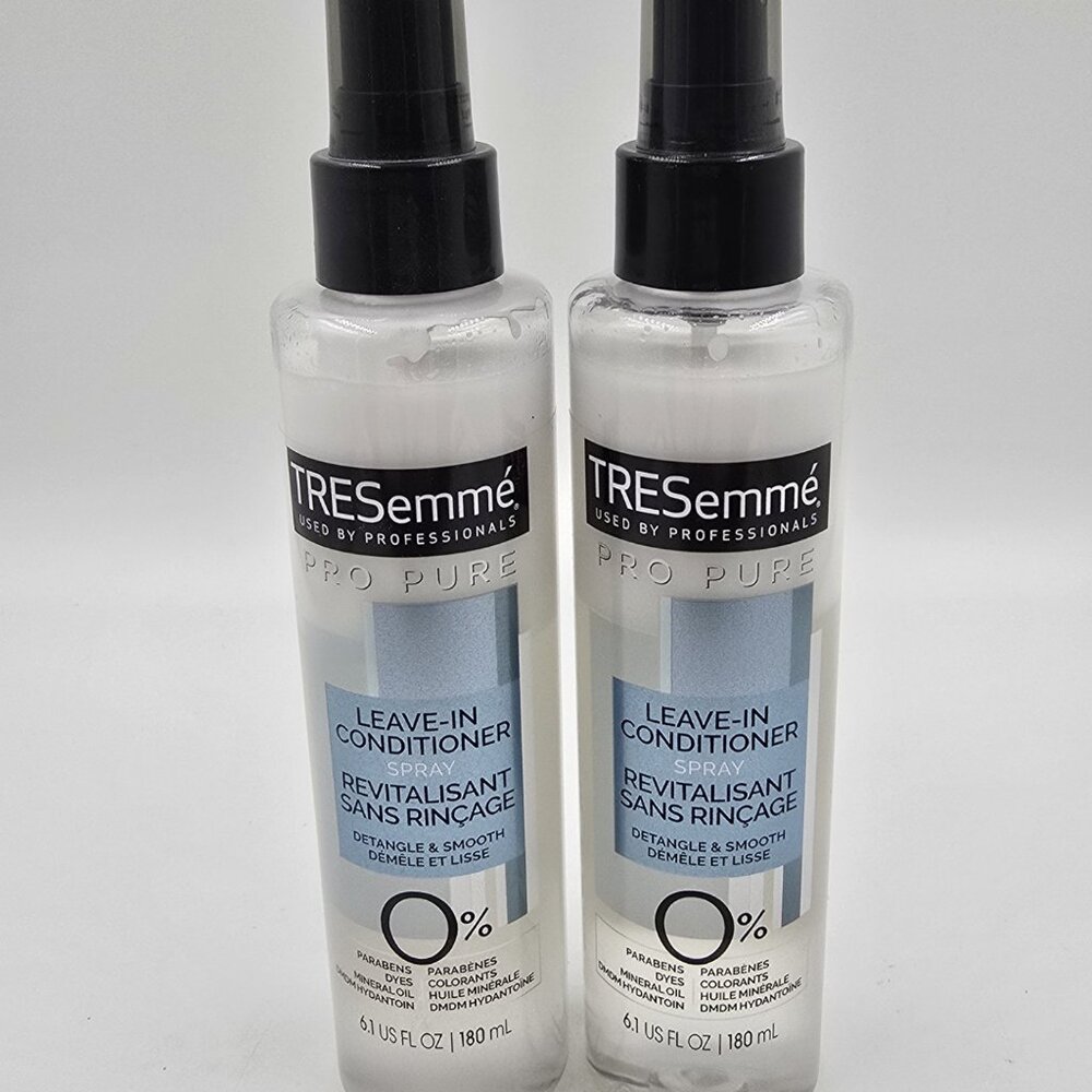 TRESemme Pro Pure Leave-In Conditioner Spray 6.1 US Fl Oz - Lot of 2